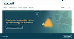 Desktop Screenshot of civica.com